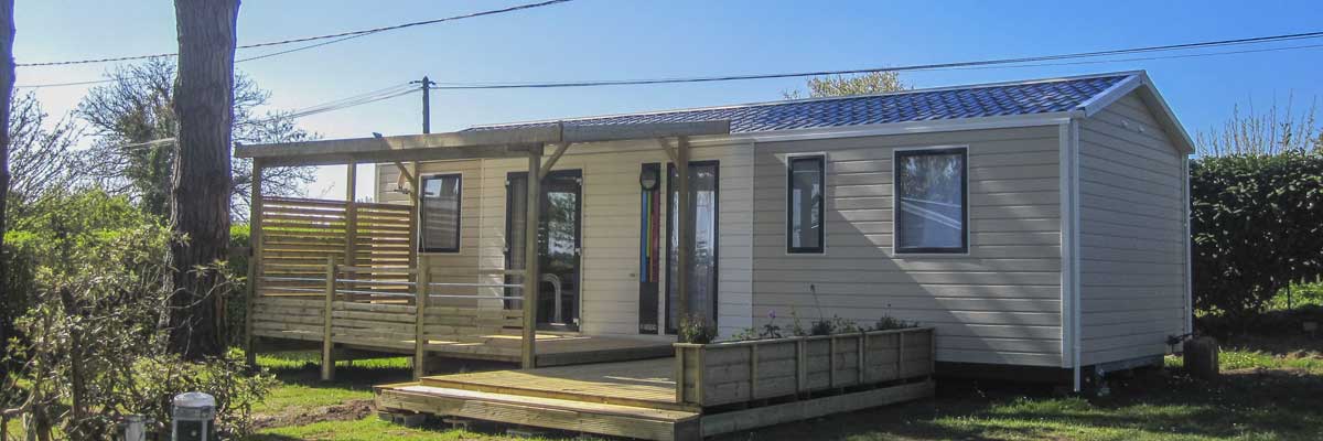 Location mobil home confort en Bretagne